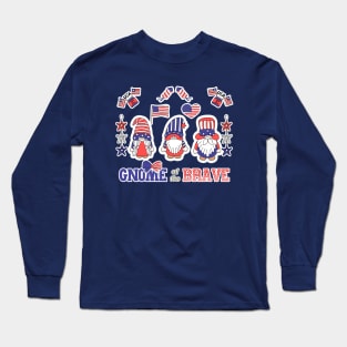 4th of July Gnomes Long Sleeve T-Shirt